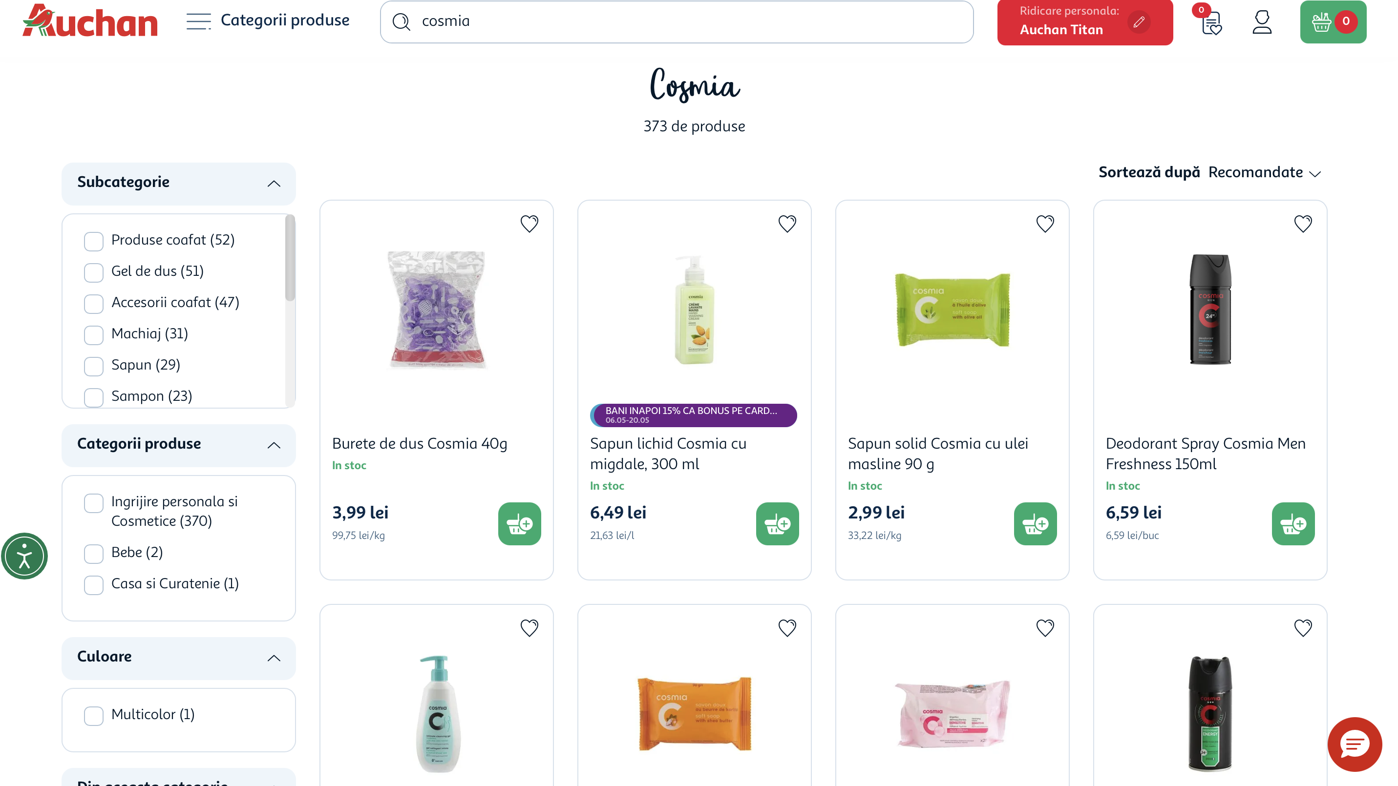 Auchan — Microsite